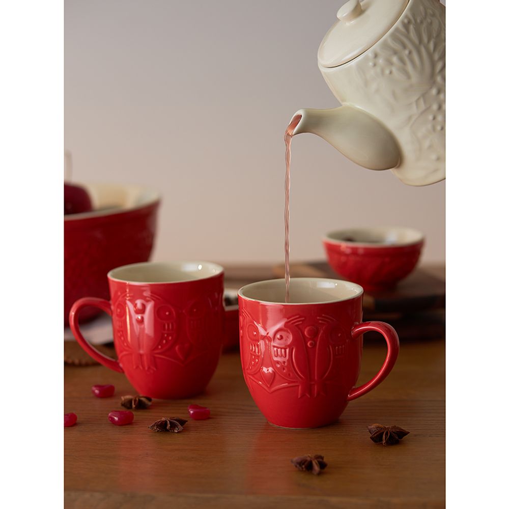 Чайник заварочный Birds of Paradise, 1 л, кремовый