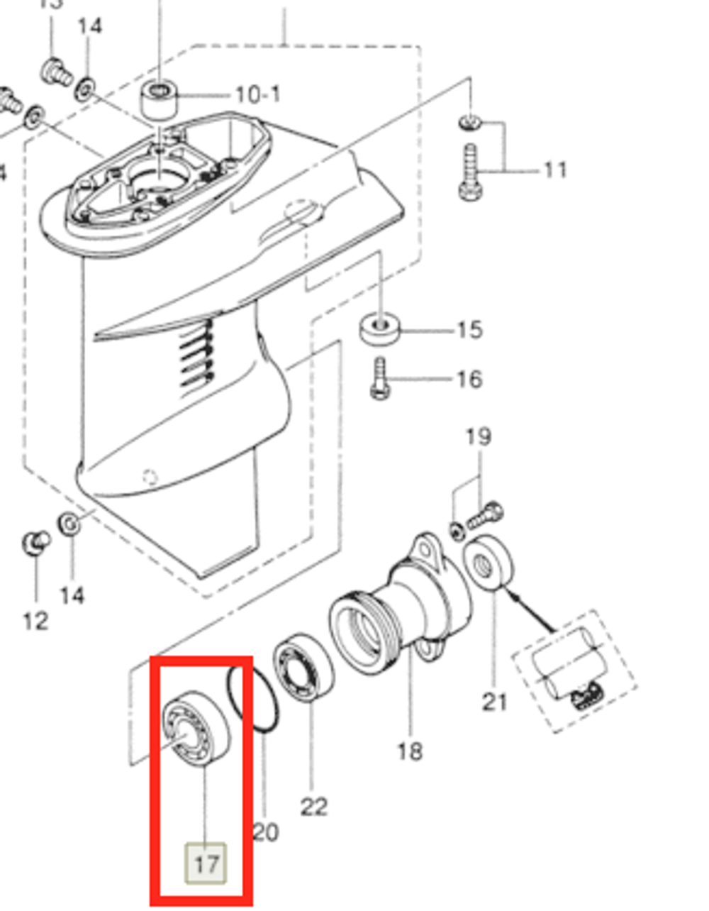 Подшипник Tohatsu 9601-0-6004