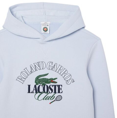 Мужская теннисная кофта Lacoste Sportsuit Roland Garros Edition Sport Sweatshirt - light blue