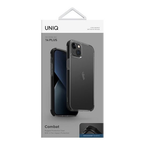 Чехол Uniq Combat для iPhone 14 Plus (IP6.7M(2022)-COMBLK) черный (Black)
