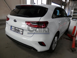 Фаркоп оцинкованный Galia K044A для Kia Ceed хетчбек 5 дверей, только бензин (не дизель) 2018-(паспорт и сертификат в комплекте)(без электрики)