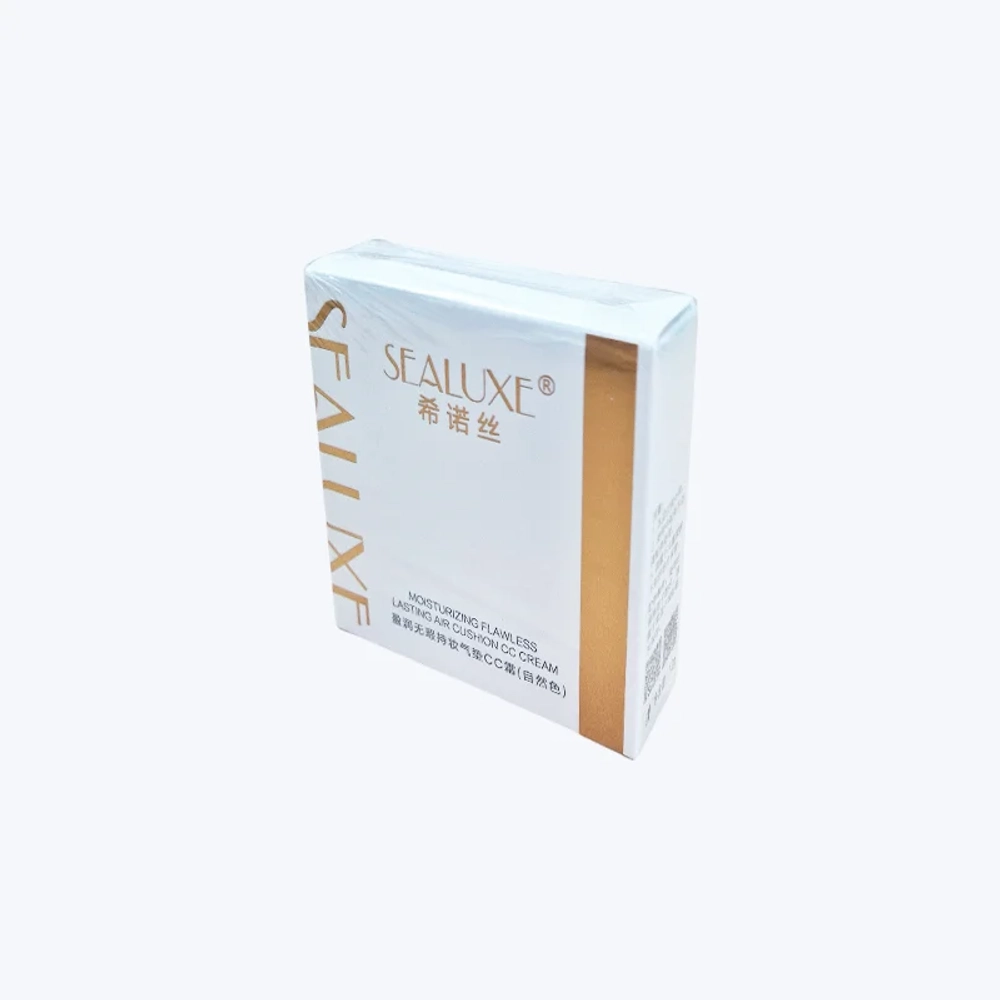 Насыщенный и безупречный стойкий кушон СС-крем SEALUXE (естественный цвет), 12 г.