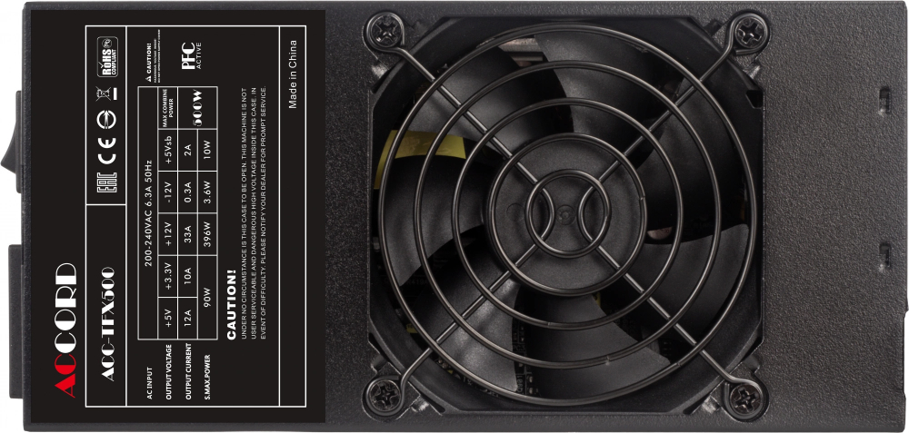 Блок питания  ACCORD ACC-TFX500 80+W