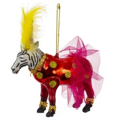 GAEM Украшение новогоднее "Зебра", L11,5 W4 H13 см