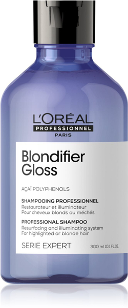 L’Oreal Professionnel Serie Expert Blondifier - укрепляющий и регенерирующий шампунь для осветленных волос с мелированием в оттенке холодный блонд /   300  ml  / GTIN 3474636974382