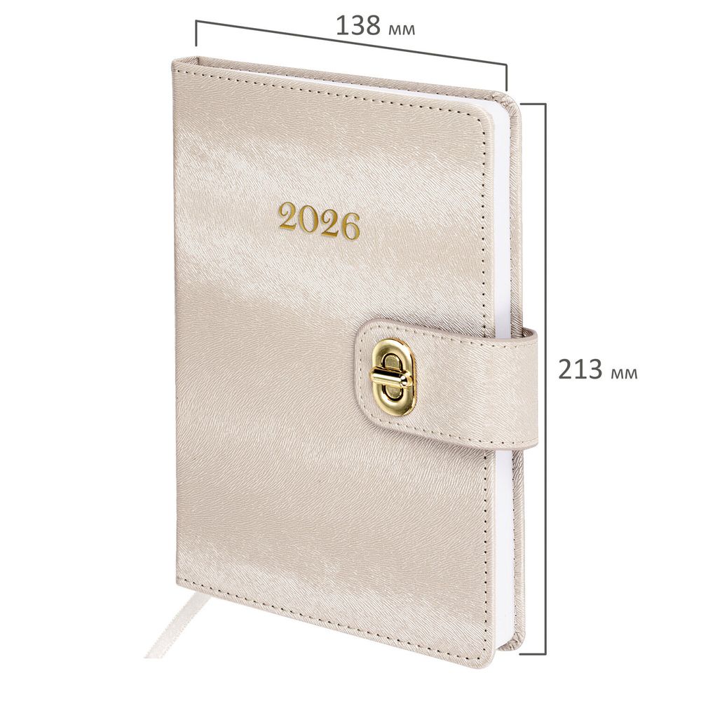 Ежедневник датированный 2026 А5 BRAUBERG "Elegant" (117369) 3