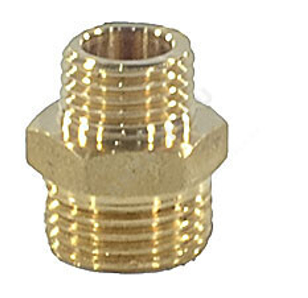 Ниппель латунь переходной Ду 25х15 (1"х1/2") НР VALFEX VF.580.L.100.012