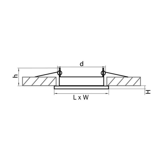 Встраиваемый светильник Lightstar Tensio 212127