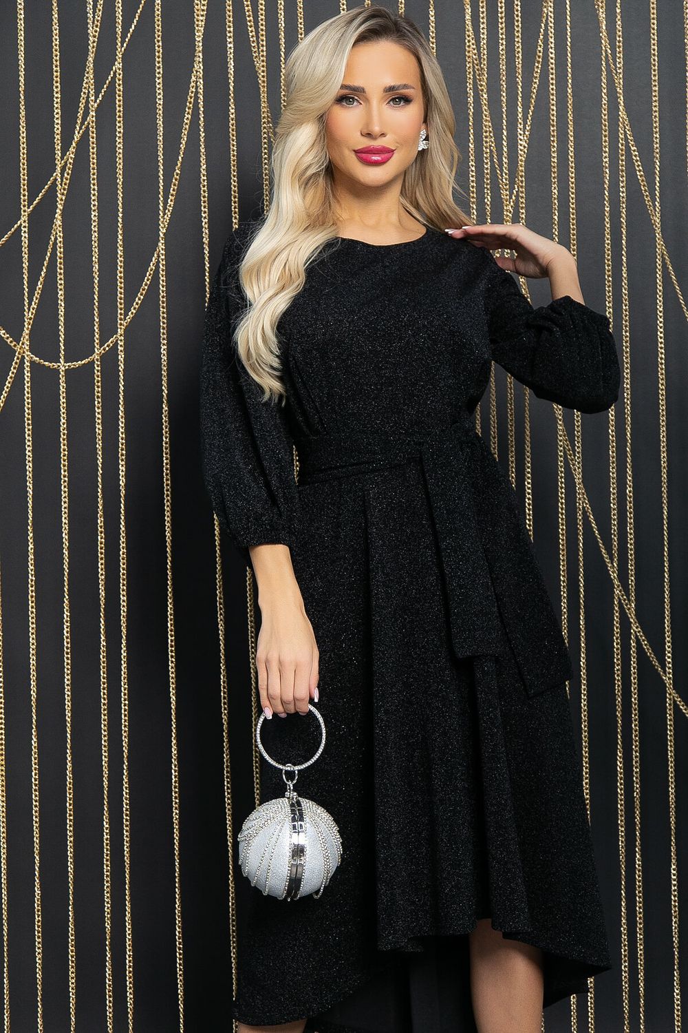 Платье Вечернее настроение (черное) П11744 LT Collection