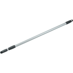 Рукоятка (ручка) для инвентаря Vileda Professional 80-140 см алюминий d24 мм серая (телескопическая, с еврорезьбой)