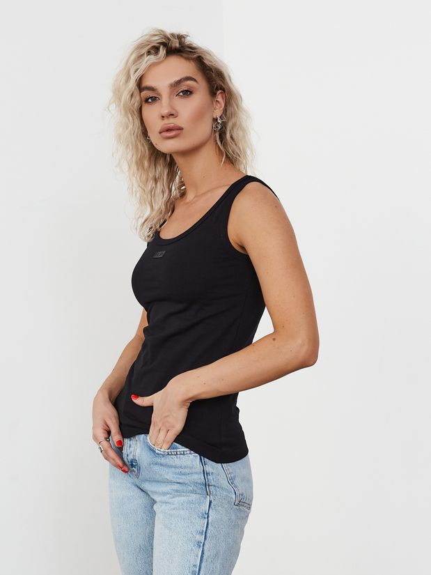 Майка базовая, черный