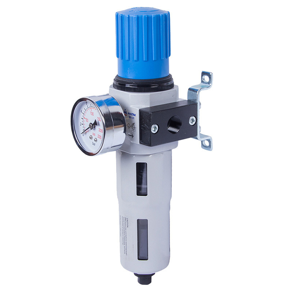 МАСТАК (691-31) Фильтр влагоотделитель с редуктором 3/8", 16 бар