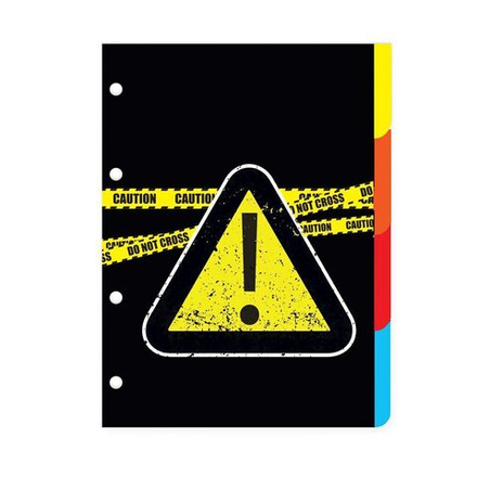 Разделители для тетрадей на кольцах А5 4л. Альт "Keep Away"