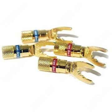 Комплект из 4-х разъемов для акустики Van den Hul D.I.Y. (Сделай сам)  Тип-Лопатка