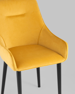 Стул Джоан велюр оранжевый