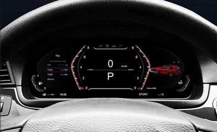 Электронная панель приборов BMW X1 E84 2009-2014 - Radiola 1293 с LCD / ЖК 12.3" экраном QLED