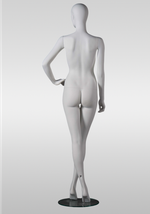 Женский абстрактный манекен Flora-5/Белый матовый