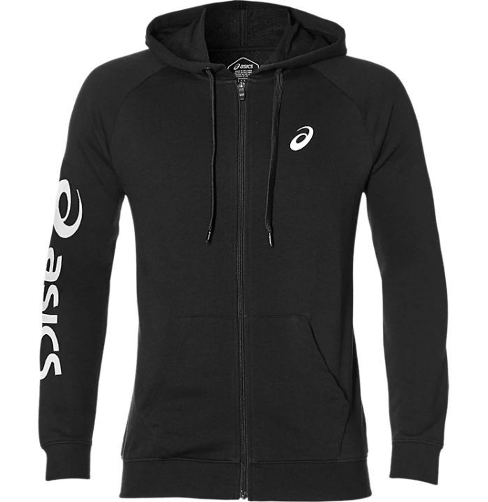 Куртка теннисная Asics Big Asics FZ Hoodie M - performance black/brilliant white