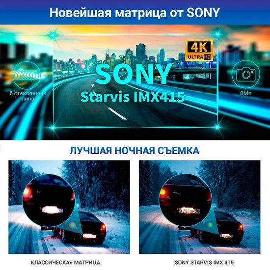 Видеорегистратор с радар-детектором - TrendVision Hybrid Signature Real 4K 2CH