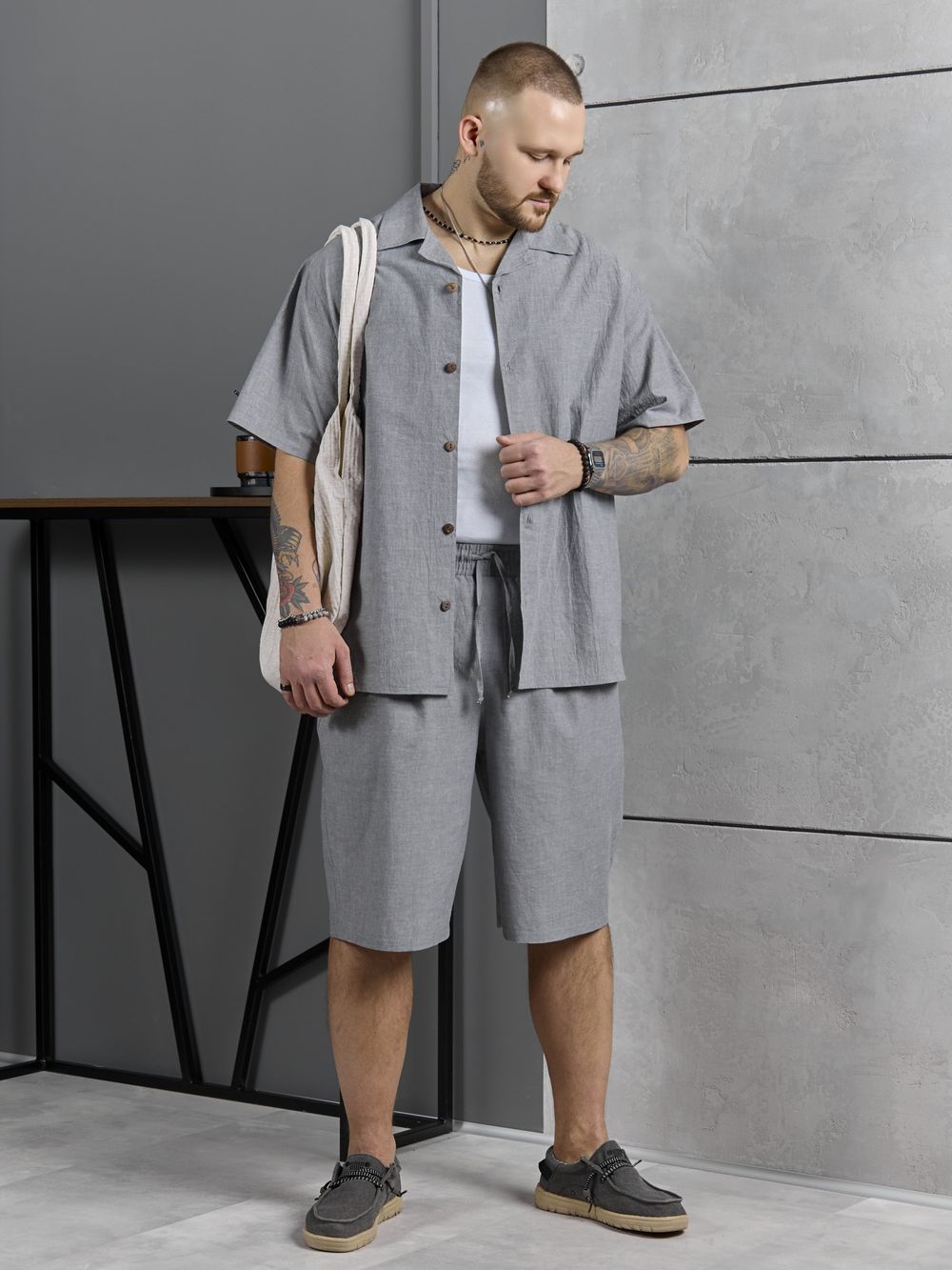 Костюм мужской Аристократ-2 Виотекс СЕРЫЙ МЕЛАНЖ