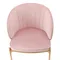 Стул coral, велюр, пыльная роза