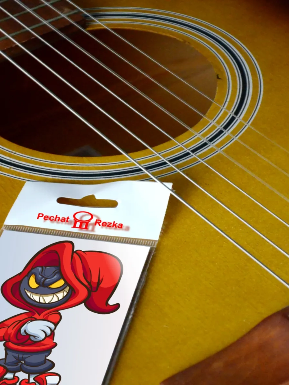 Стикер - Чудик точка в красном