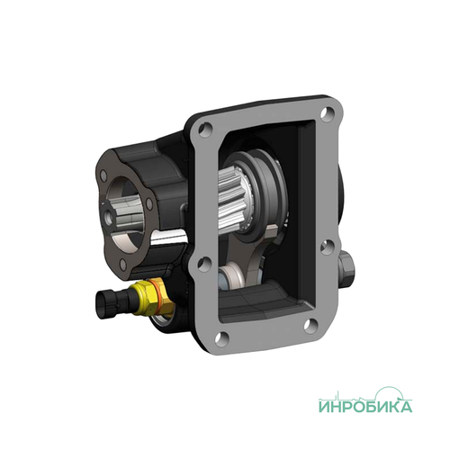 Коробка отбора мощности UNI для КПП MITSUBISHI M038-S5/S6 150 Нм с механическим включением 06708100137