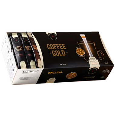 TEATONE Gold, сублимированный кофе премиум качества, 100 стиков