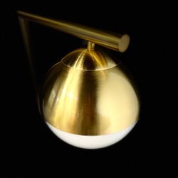 Торшер Geneva Single Glass Globe Floor Lamp
