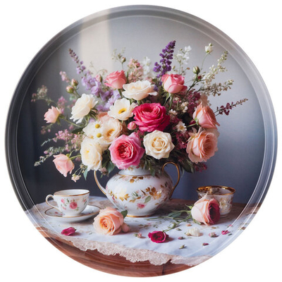 Поднос сервировочный 33*2,1см Agness, 898-257