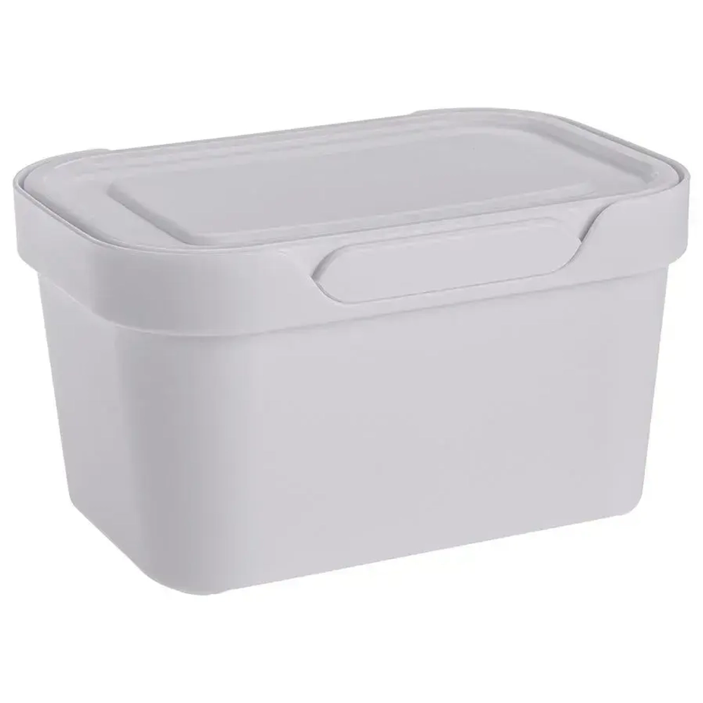 ЯЩИК С КРЫШКОЙ УНИВЕРСАЛЬНЫЙ LUXE, 189х110 ММ, 1,9Л (Светло-серый)