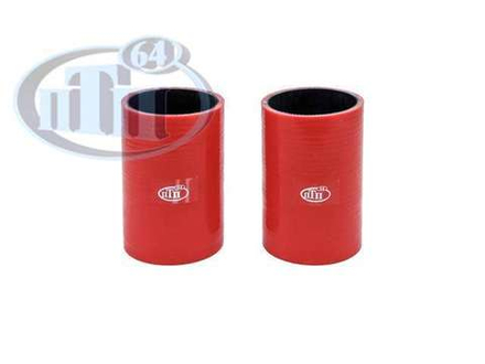Патрубок радиатора нижний средний (D= 70 mm, L= 120 mm) КАМАЗА красный MVQ (5320-1303027) ПТП
