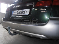 Фаркоп оцинкованный Galia S047A для Subaru Legacy Station Wagon (BE/BH) 1999-2003, Subaru Outback 4WD 1999-2003(паспорт и сертификат в комплекте)(без электрики)