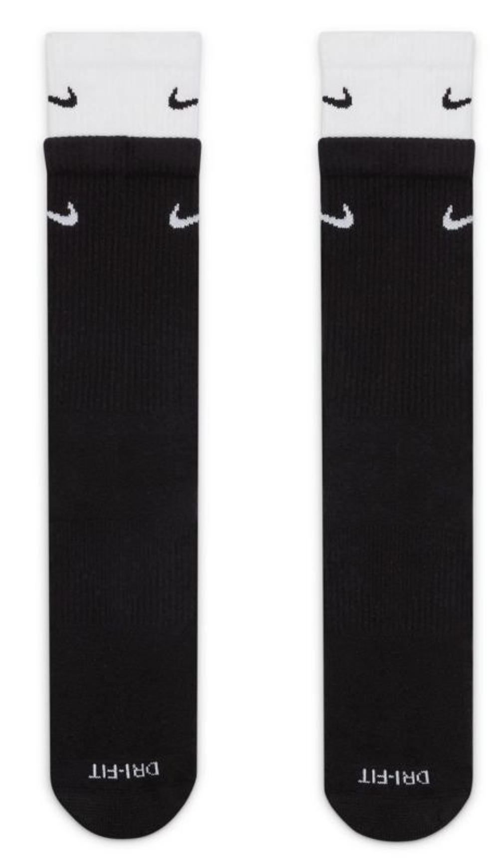 Теннисные носки Nike Everyday Plus Cushioned Training Crew Socks 1P - black/white/black