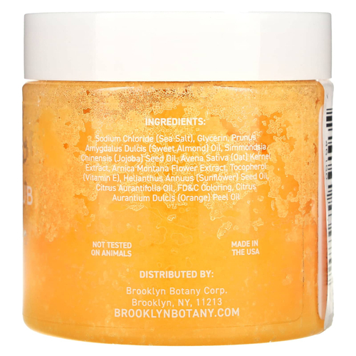 Brooklyn Botany, Sweet Orange Scrub, 10 oz (283 g)