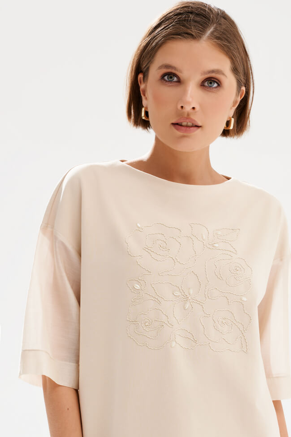 23521 Джемпер женский (бежевый)