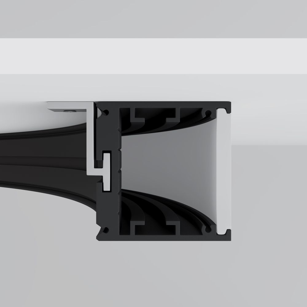 35x35 Ø1500мм внешний 1/4 круга Maytoni ALM-3535R-B-EX-90°-1.5M