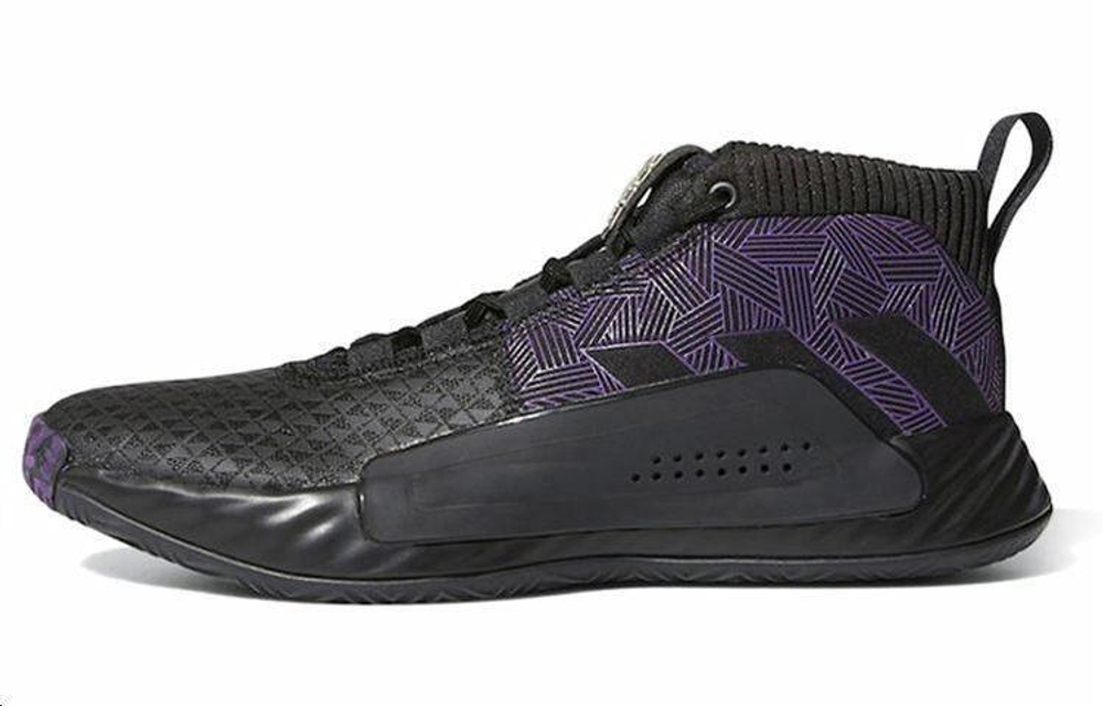 Кроссовки Marvel X Adidas Dame 5 "Black Panther"