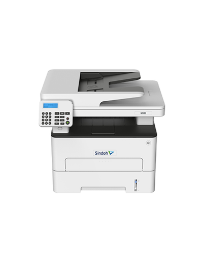 МФУ Sindoh M500 Ч/Б, принтер/копир/сканер/факс, А4, 34 стр/мин, 2400x600 dpi, Сканер цвет А4 до 23 стр/мин. CPU 1ГГц, 2 Ядра, 512 Мб, Ethernet, USB, Wi-Fi. ADF 50 листов. Старт. тонер на 700 отп.