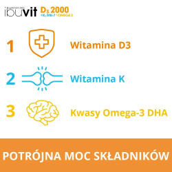 Ибувит D3 2000 + K2 MK-7 Омега 3 - 30 капсул