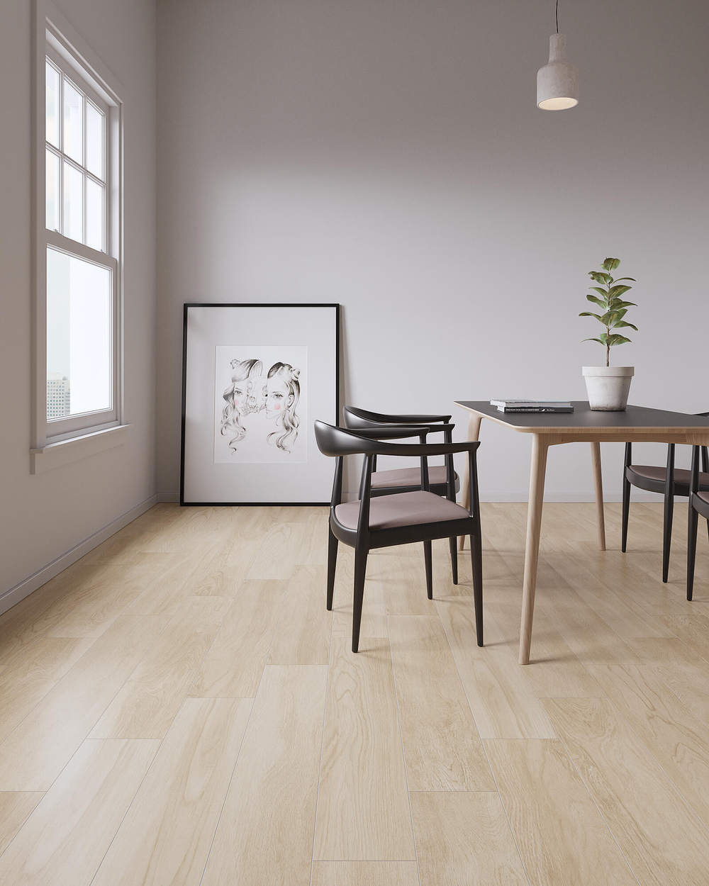 ARTCER Wood Casa Brown Matt 20x120