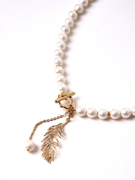 10154391 Колье Роман с камнем