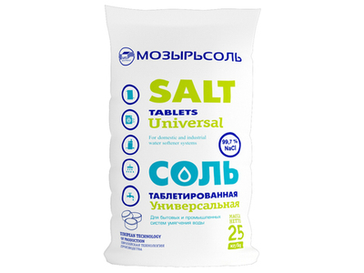 Соль таблетированная Мозырьсоль 25 кг