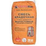 СМЕСЬ КЛАДОЧНАЯ ТЕРРАКОТ ГЛИНО-ШАМОТНАЯ 20КГ