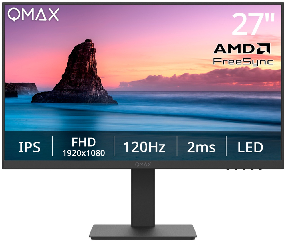 Монитор 27" Qmax 27UM50HDMP черный