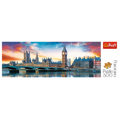 Puzzle "500 Panorama" - Big Ben and Palace of Westminster, London