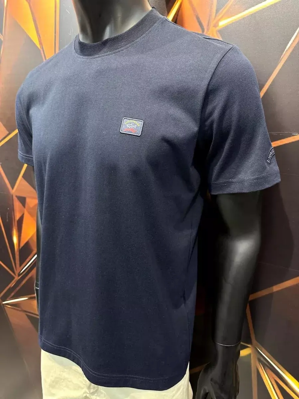 Футболка хлопковая с вышивкой