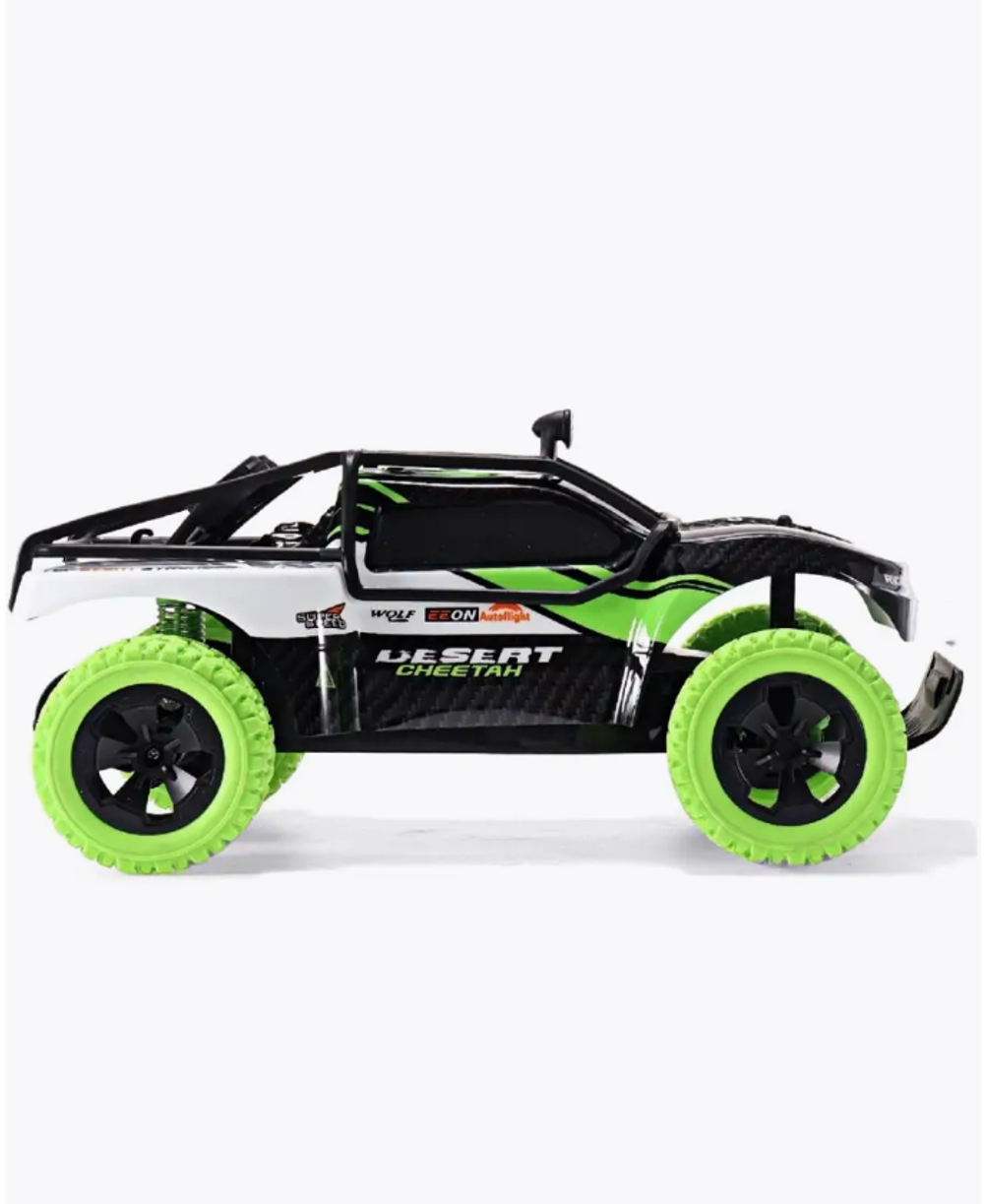 Радиоуправляемая машина DEXP Desert Cheetah, от аккумулятора, пульт ДУ, зеленая