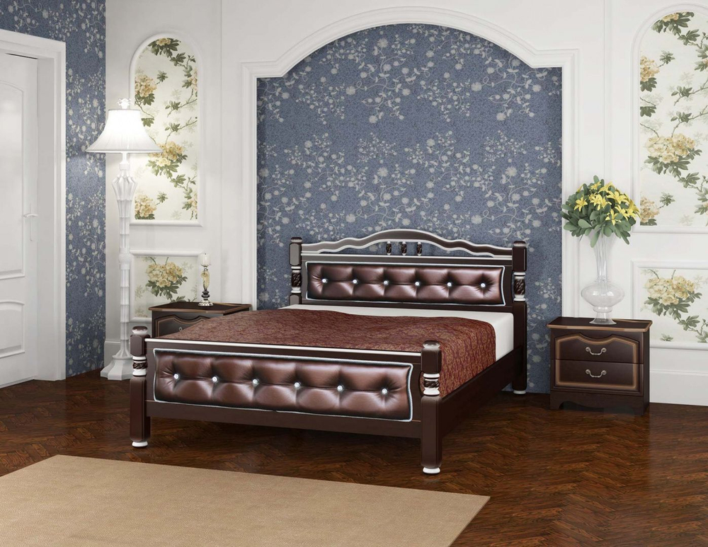 Кровать Карина 11 (массив сосны)