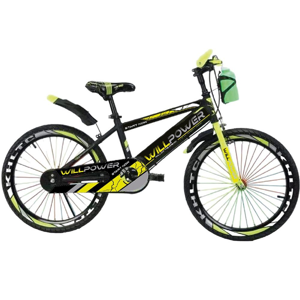 Велосипед двухколесный 20" WILLPOWER желтый FG230707018C-4